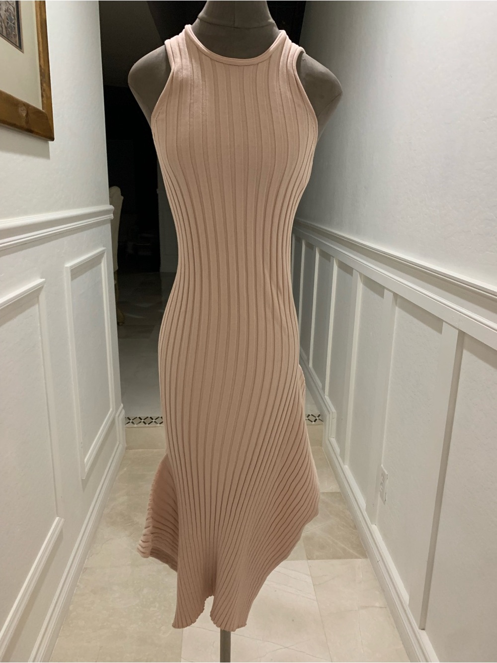 Stella McCartney Textured Knit Cotton Midi-Dress Size XXS